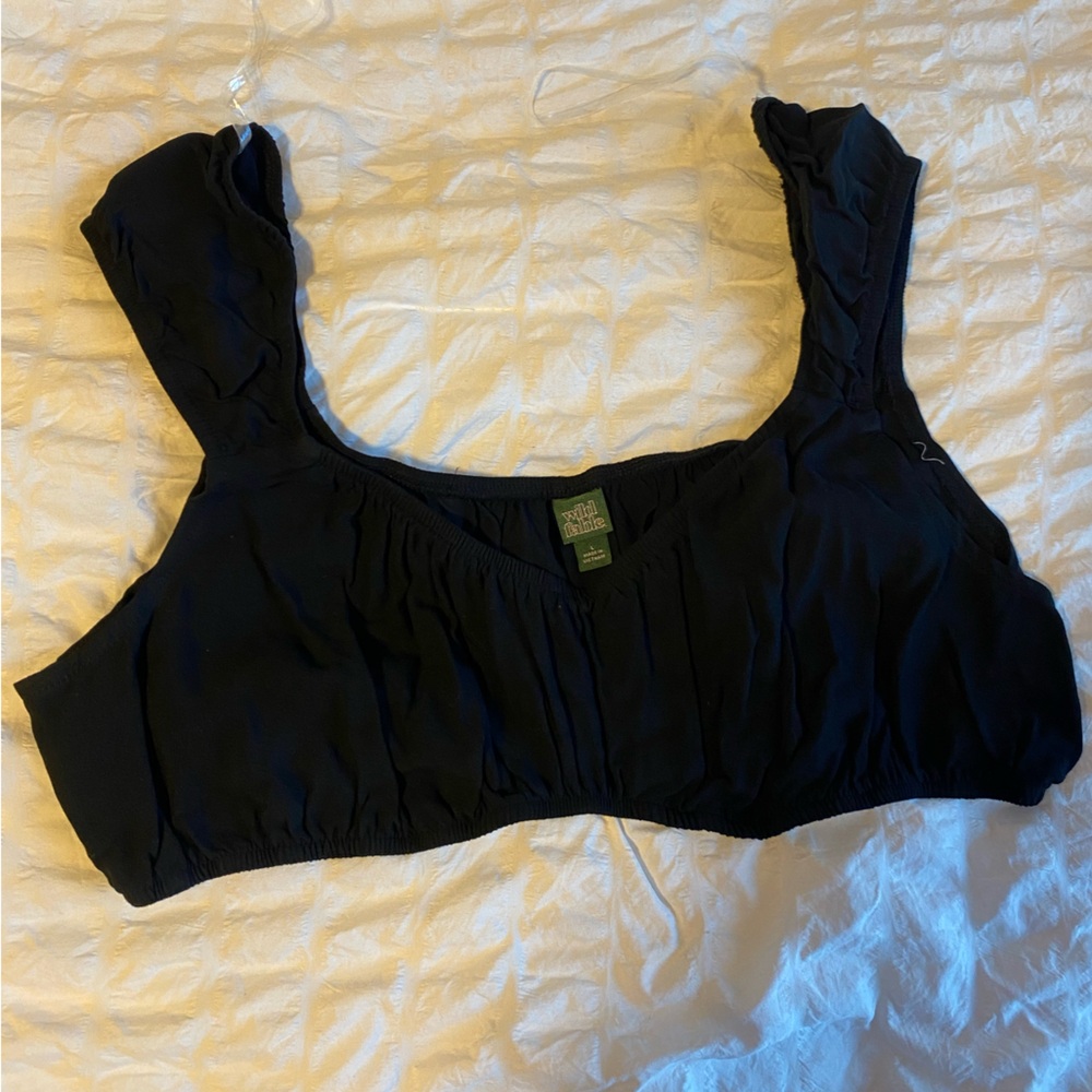 Wild Fable Black Crop : L